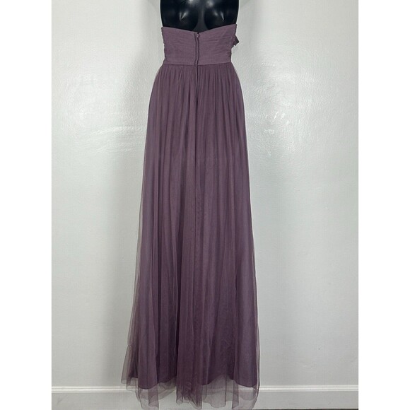 Jenny Yoo Size 12 Anabelle Convertible Tulle Gown Maxi Dress Lilac Dusty Purple - Picture 4 of 12